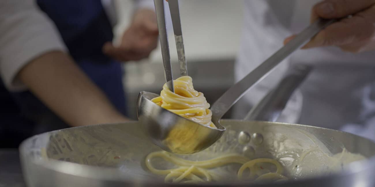 Impiattamento dello chef Nicola Bandi dell'Osteria Il Moro Trapani